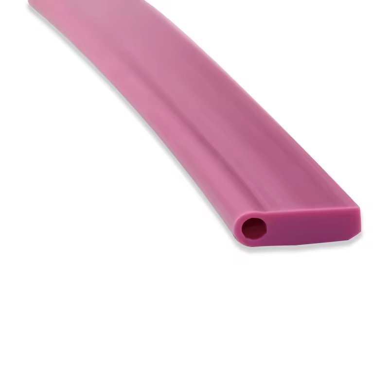 High-temperature resistant color silicone extruded profiled silicone rubber sealing strip silicone sound insulation strip