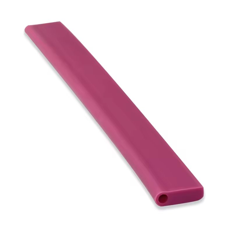 High-temperature resistant color silicone extruded profiled silicone rubber sealing strip silicone sound insulation strip