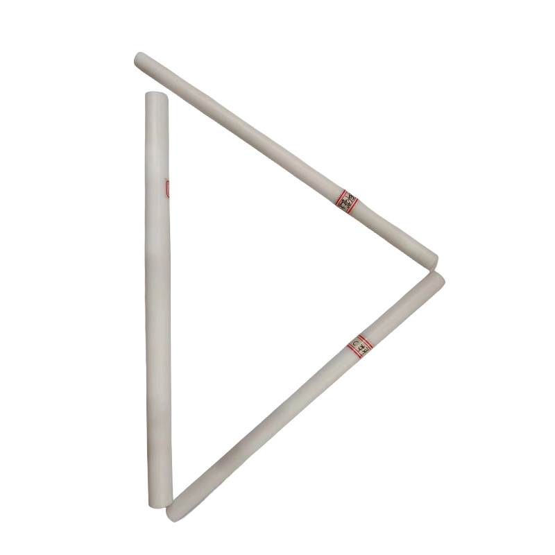 100% White PTFE Extruded Bar Moulded Rod And Solid Plastic Rod Manufacture