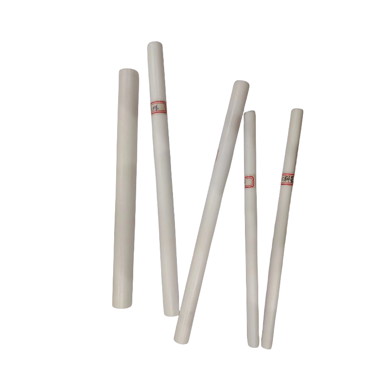 100% White PTFE Extruded Bar Moulded Rod And Solid Plastic Rod Manufacture
