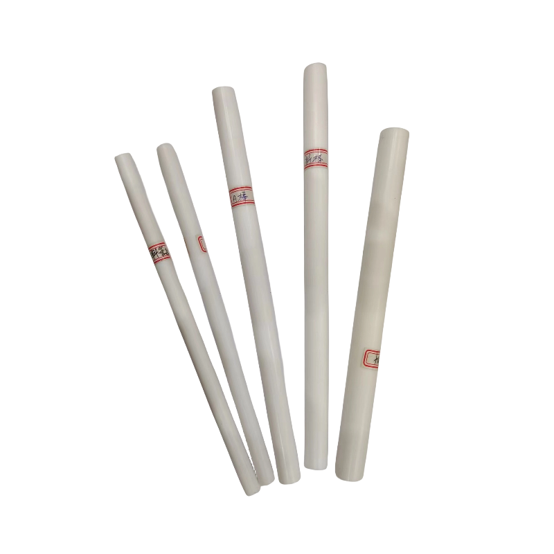 100% White PTFE Extruded Bar Moulded Rod And Solid Plastic Rod Manufacture