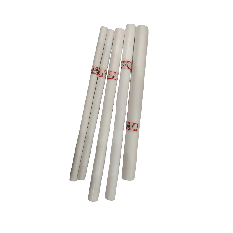 100% White PTFE Extruded Bar Moulded Rod And Solid Plastic Rod Manufacture