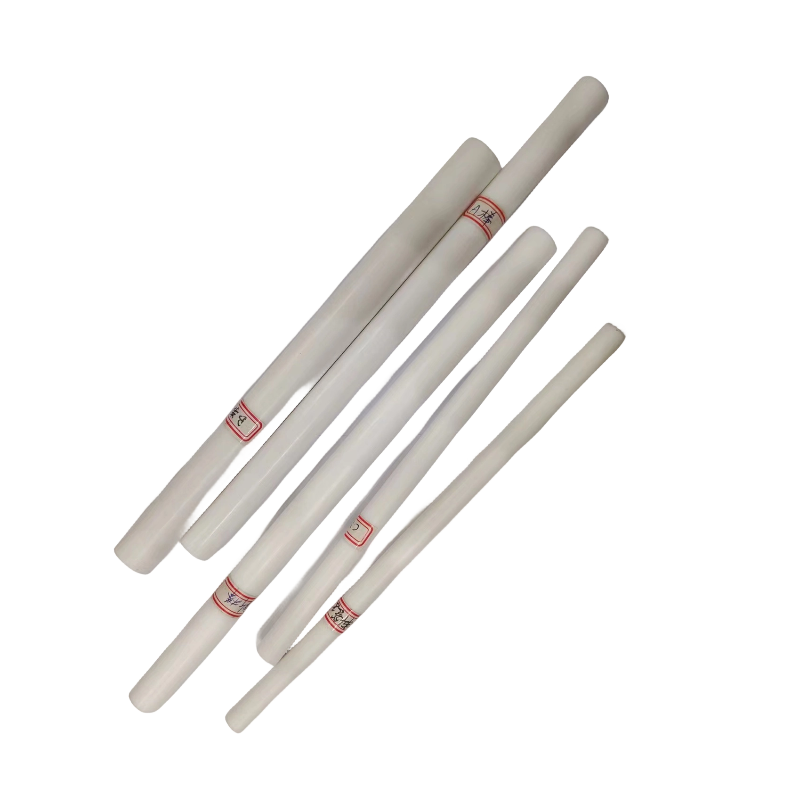 100% White PTFE Extruded Bar Moulded Rod And Solid Plastic Rod Manufacture