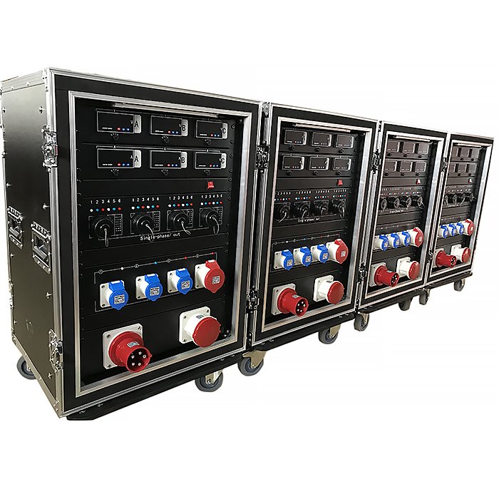 125 Amp Electrical Power Distribution Equipment Panel Box Live Events Stage Power Distro Box