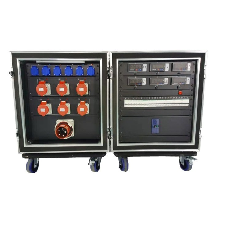 125 Amp Electrical Power Distribution Equipment Panel Box Live Events Stage Power Distro Box