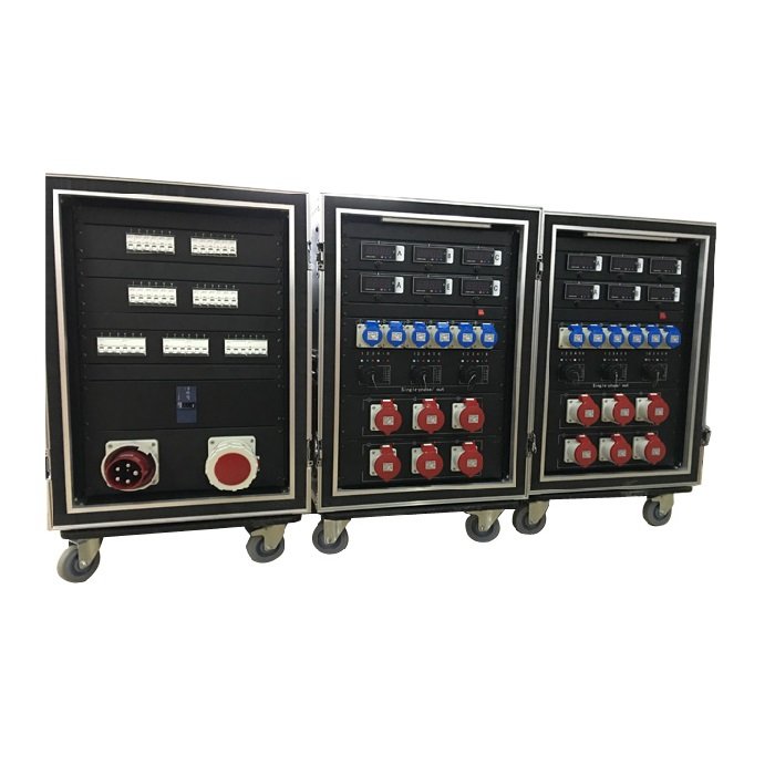 125 Amp Electrical Power Distribution Equipment Panel Box Live Events Stage Power Distro Box