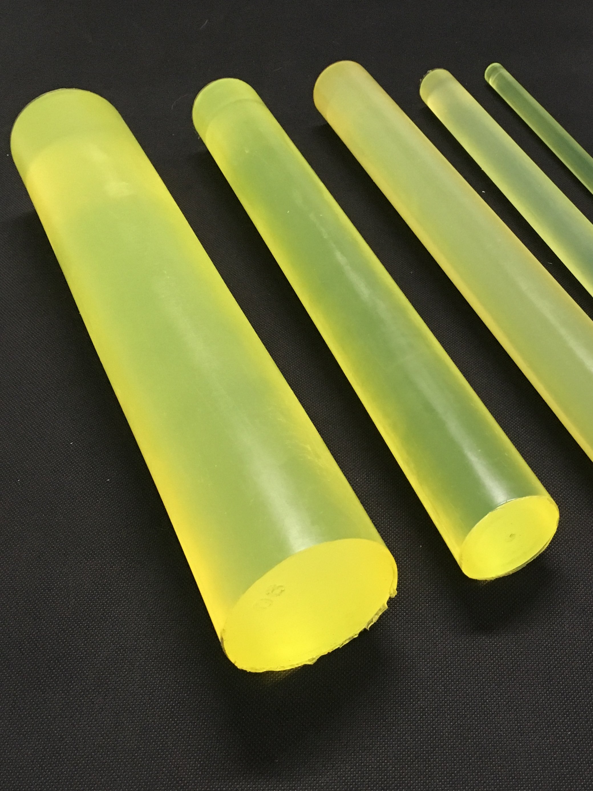Polyurethane PU solid rod rubber elastic beef tendon Youli rubber rod self-defense Rod non-standard processing