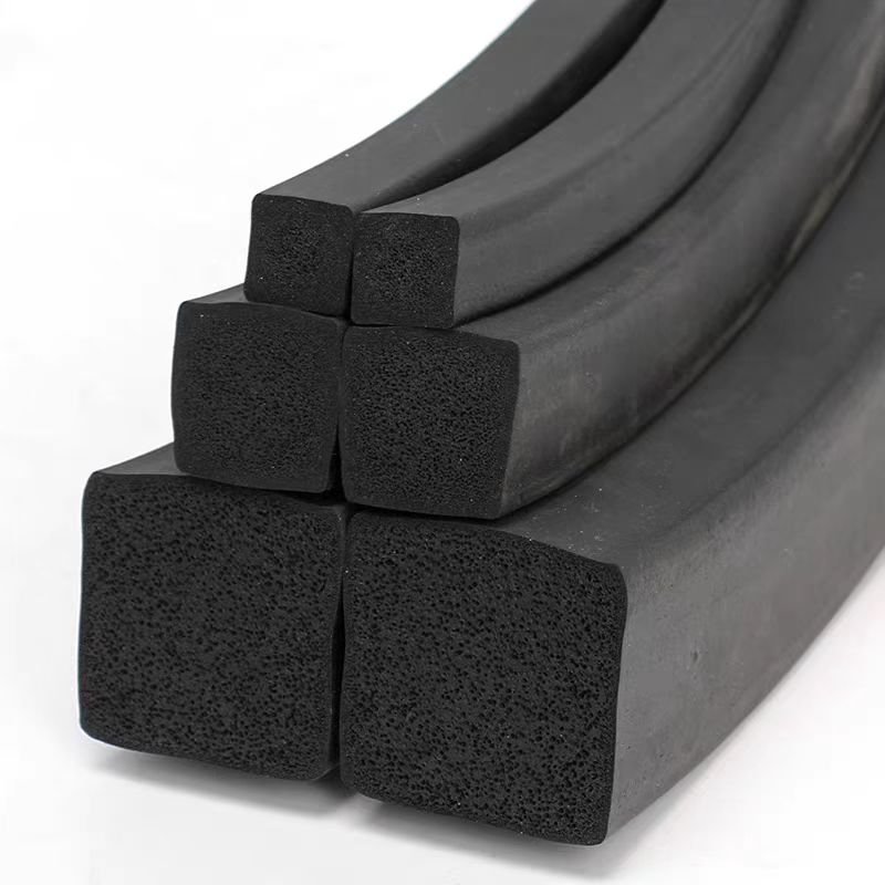 Professional Factories Sales Various Types Of Rubber Products Epdm Foamed Curve Rubber Strips
