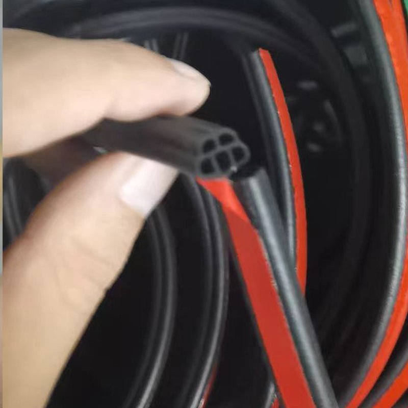 Automotive Universal Adhesive New Weather Stripping Epdm Soundproof Noise Rubber Seal Strip For Car Truck Door Window