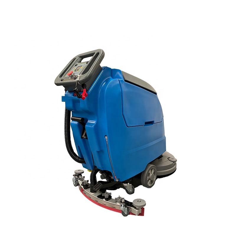 2023 Industrial auto scrubber floor cleaning machine walk behind floor scrubber machine