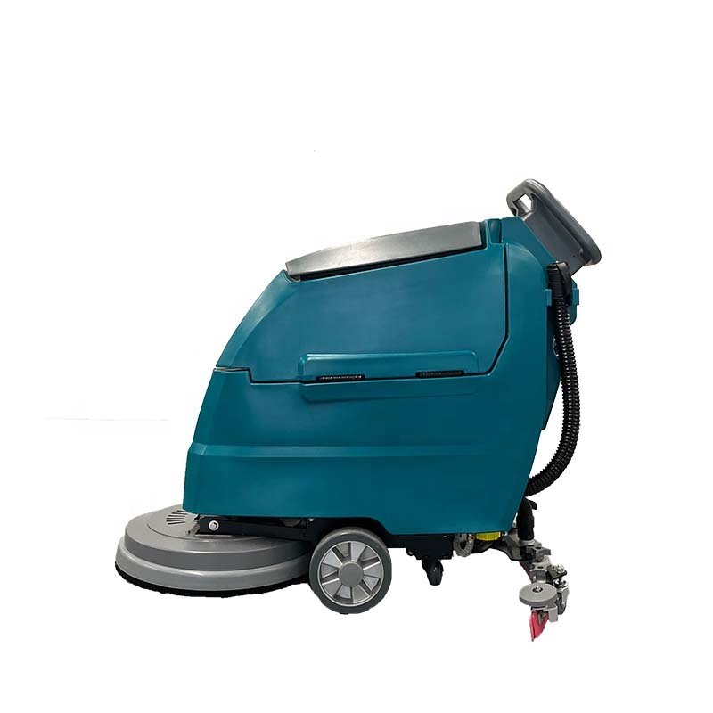 2023 Industrial auto scrubber floor cleaning machine walk behind floor scrubber machine