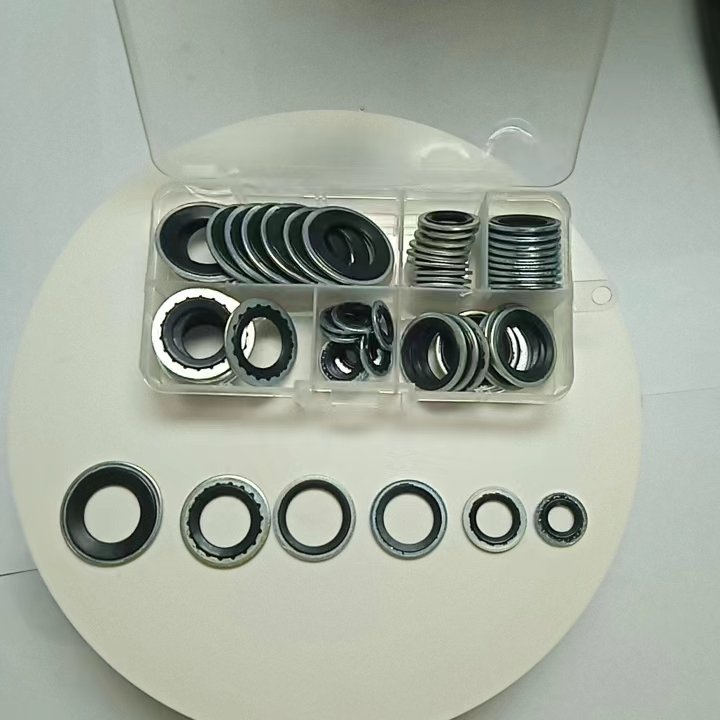 CXA-8415 16.1X8.1 for metal washer sealing gasket AC conditioner compressor refrigerant sealing washers block O-ring gasket kit