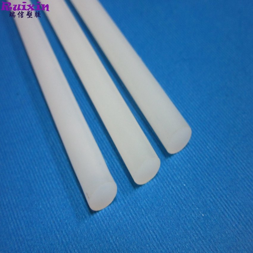 white color natural PA rod nylon stick rounded shape 1/4 inch diameter