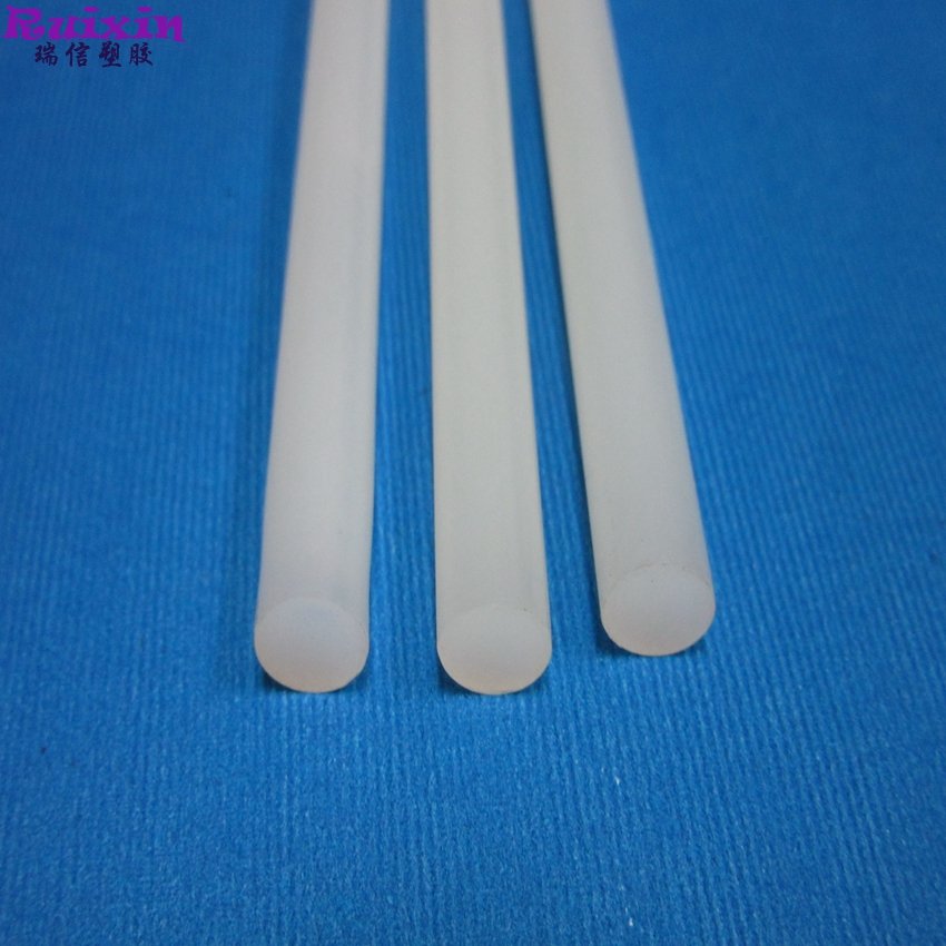white color natural PA rod nylon stick rounded shape 1/4 inch diameter