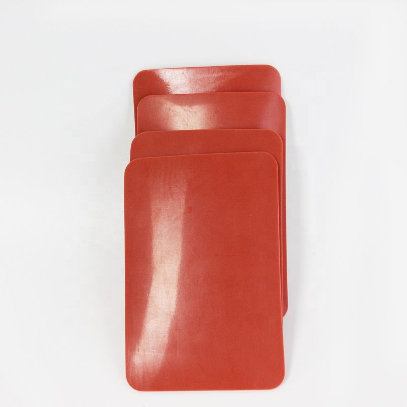 Cuastom made fireproof silicone rubber pad Transparent silicone rubber sheet for heat transfer machine