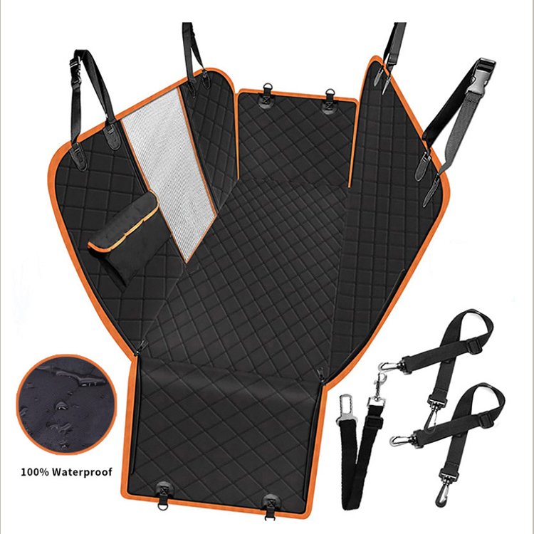 Waterproof Pet Car Seat Cover Automotive Rubber Hammock and Protector Mat for Cats Dogs Back Seat Protection