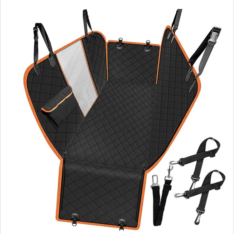 Waterproof Pet Car Seat Cover Automotive Rubber Hammock and Protector Mat for Cats Dogs Back Seat Protection