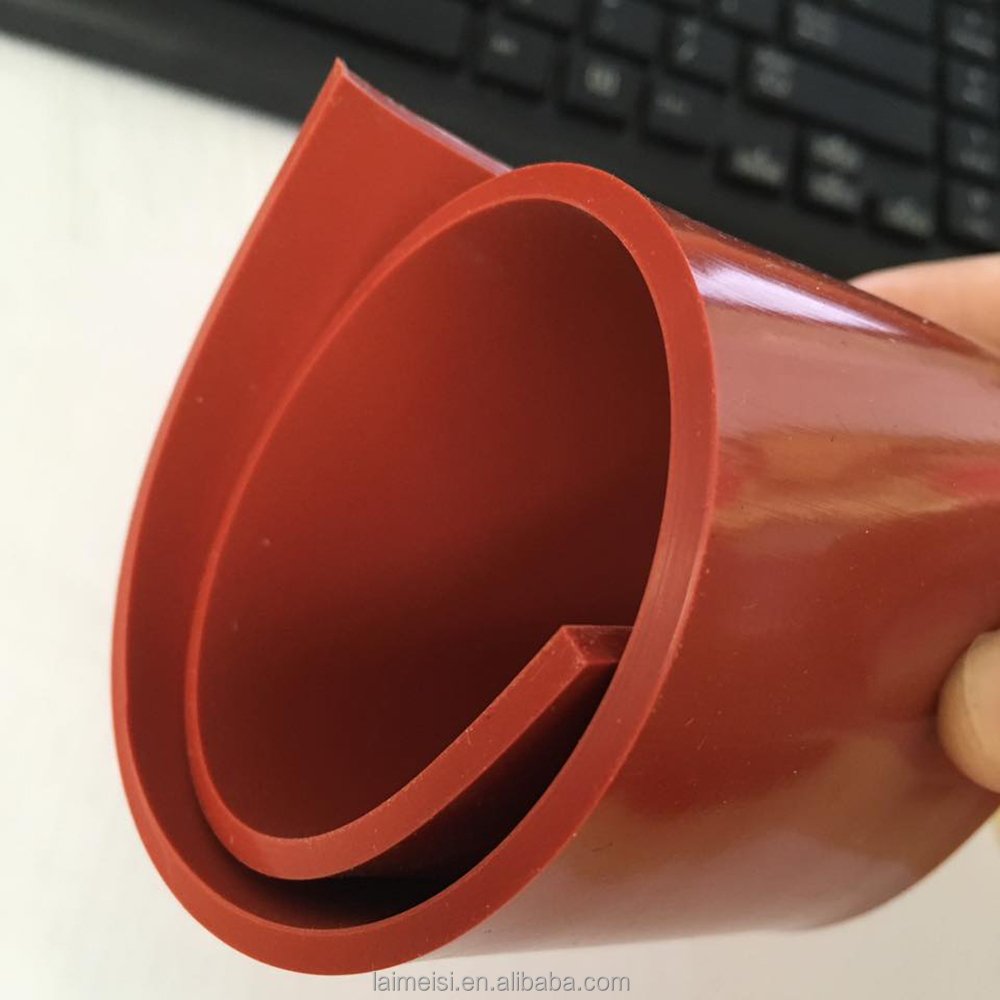 Red Silicone Rubber Sheet Silicone Sheeting for Vacuum Press Oven Heat Resistant Silicone Matt