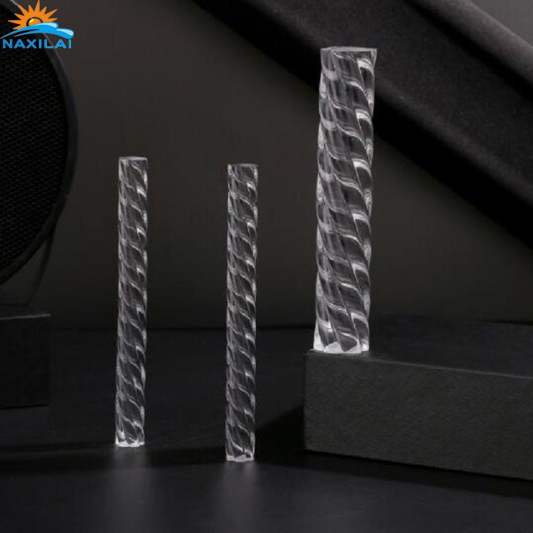 Naxilai twisting rod creative twisted finial curtain rod finials 12mm twisted iron rod