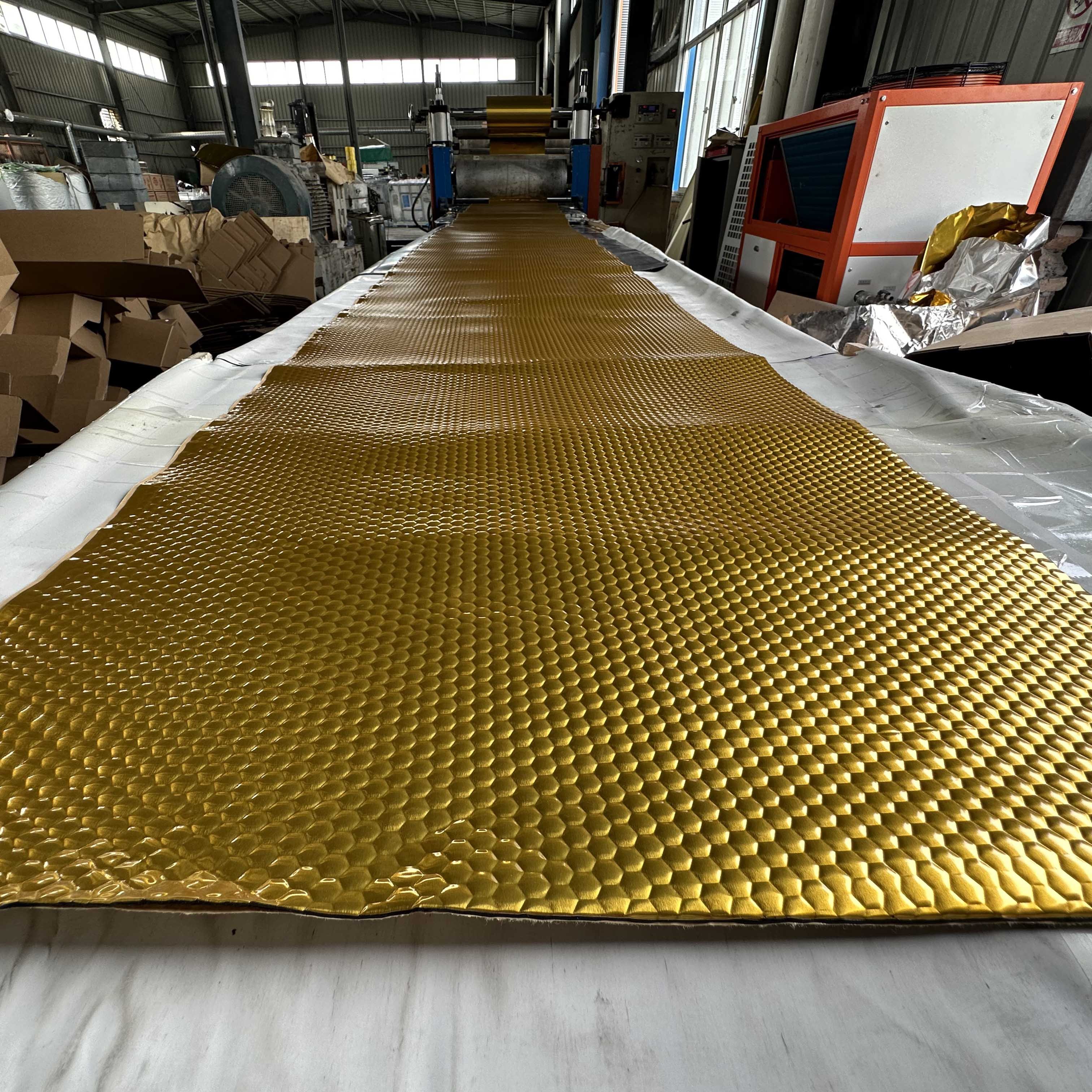 Self-Adhesive 2.5mmx60cmx30cm Butyl Rubber Sheet Car Sound Deadening Building Soundproofing Material Targeted Aluminium