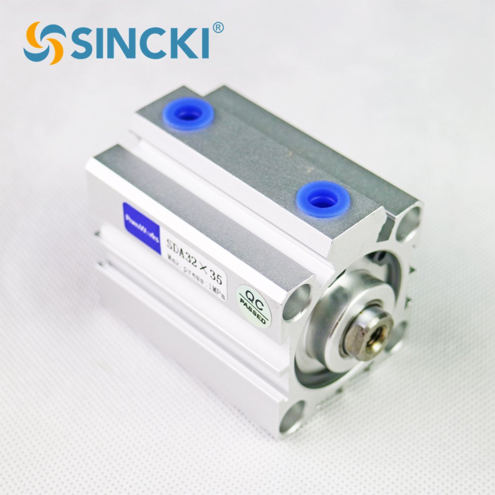 Airtac type SDA 40 X5X10X20X25X30X40X50X100SB compact air cylinder