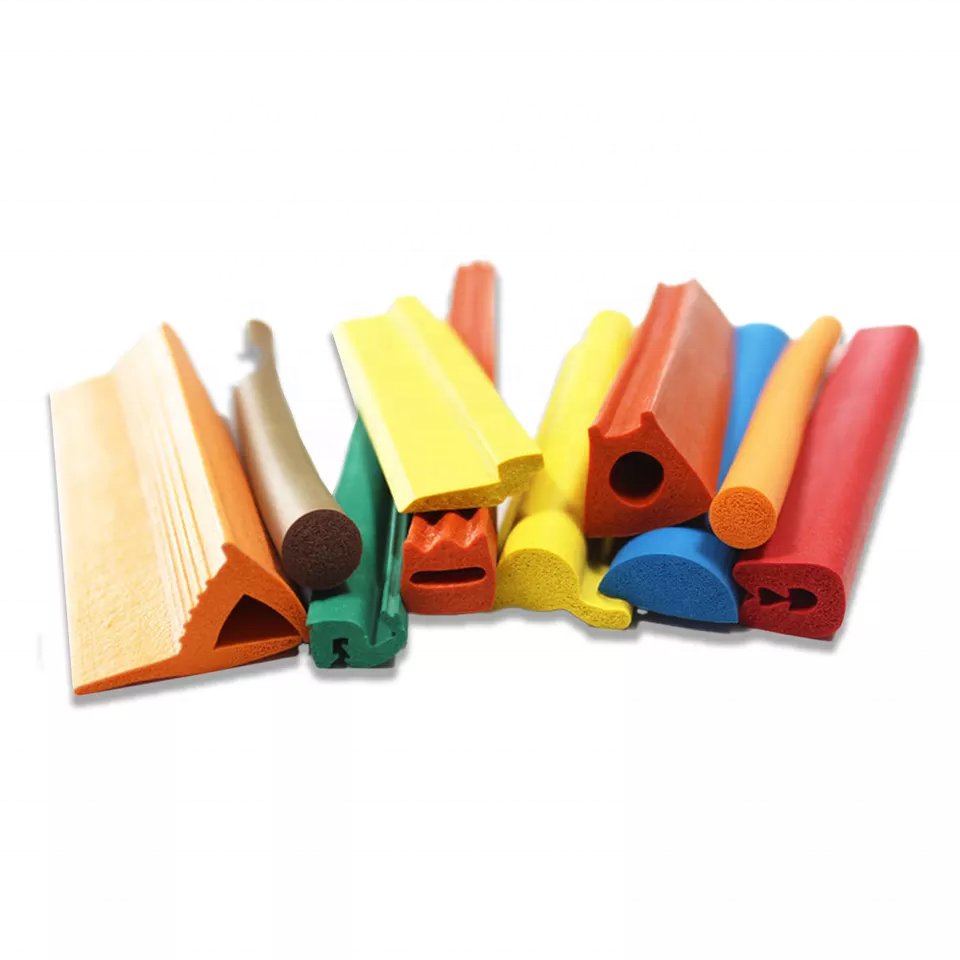 Customized P T E Style Silicone rubber foam strip for sealing
