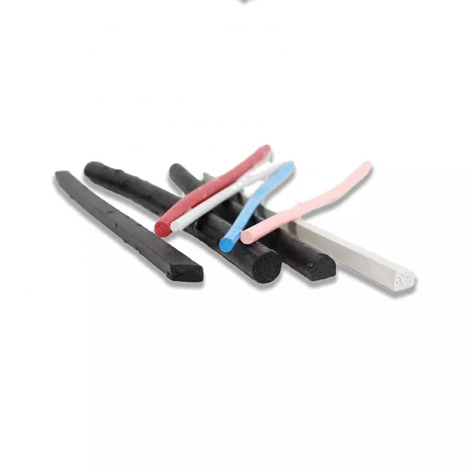 Customized P T E Style Silicone rubber foam strip for sealing