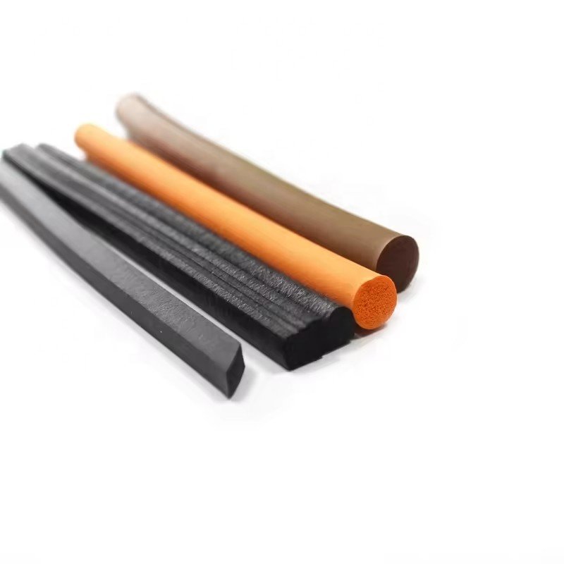 Customized P T E Style Silicone rubber foam strip for sealing