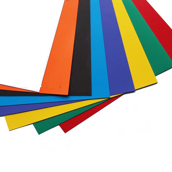 A4*0.75mm Rubber Magnet Flexible Magnetic Sheet (with Adhesive) Carton Permanent Industrial Magnet Adhesion Sheets