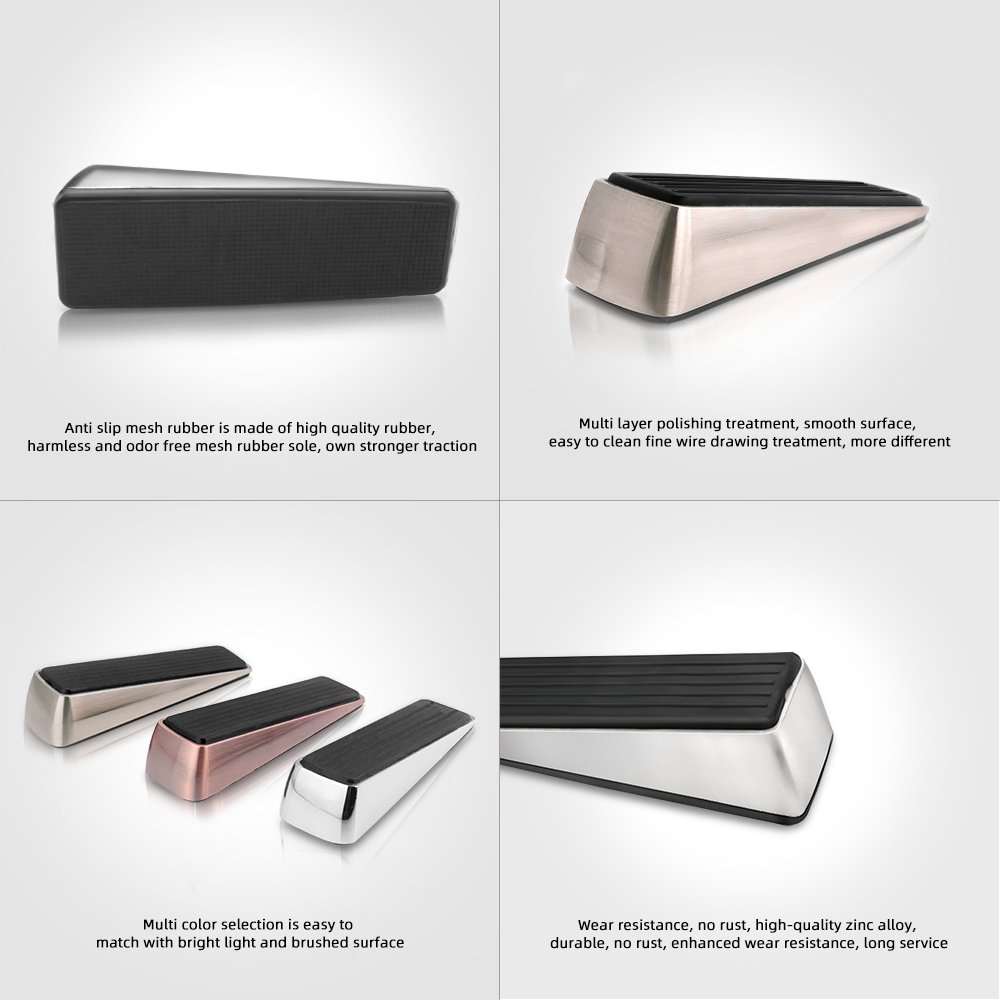 Roeasy door Wedge Stopper Cute Custom With Handle Elevator Firefighter Heavy Duty Stainless Steel Rubber door stopper