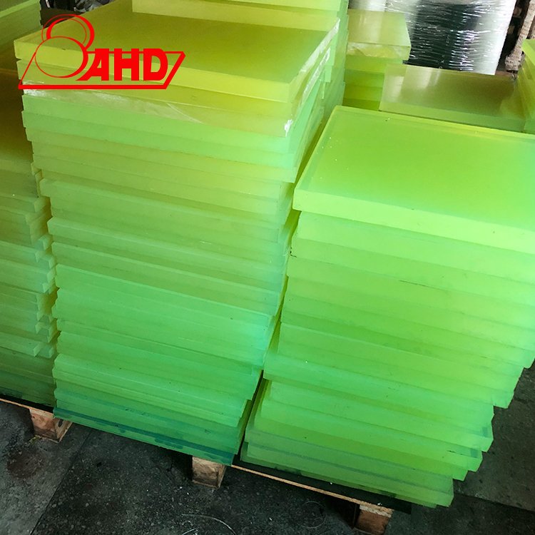 Nature color T5--100mm cast high quality rubber pu polyurethane rubber plate