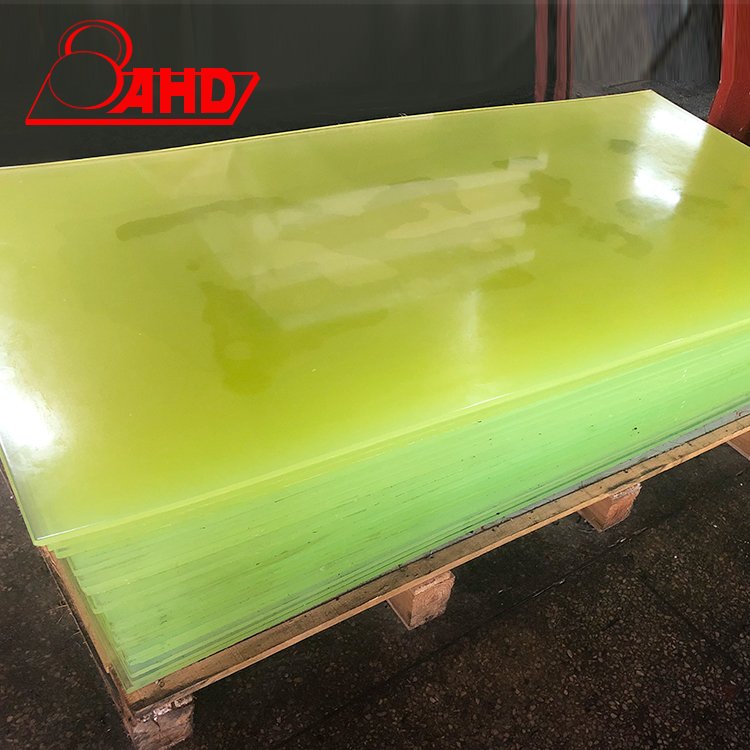 Nature color T5--100mm cast high quality rubber pu polyurethane rubber plate