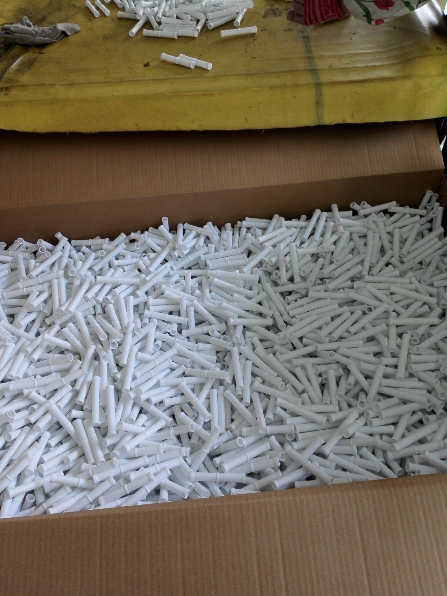 White Plastic Handle
