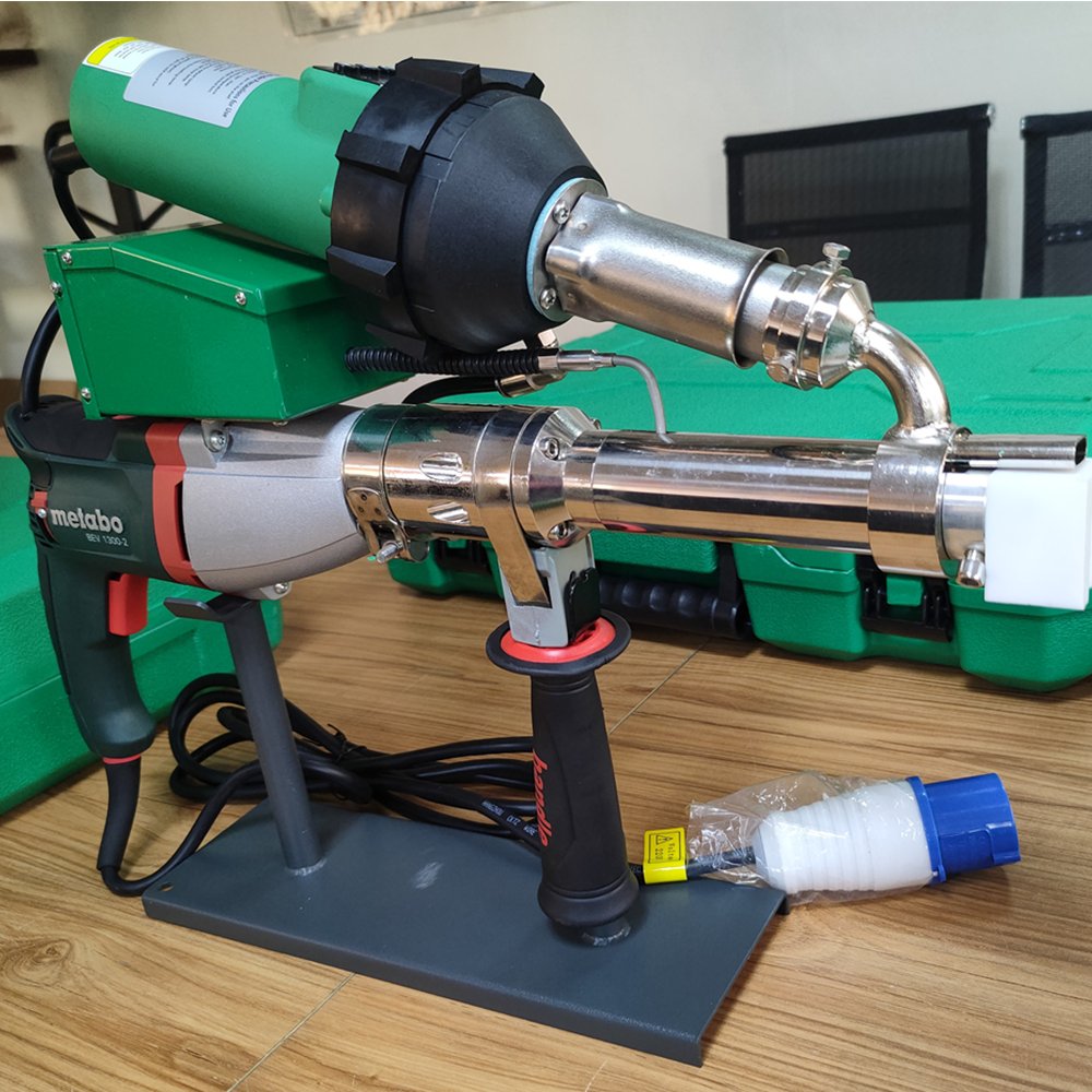 PFJ3400 PP Plastic Rod Hand Held Extruder Machine Welding Hand Air Gun Plastic Extrusion Hand Extruder Machine