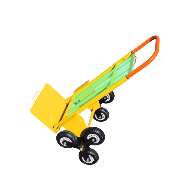 Hand Truck Stairs Climber Cart for Groceries with Adjustable Handle Lightweight Folding Stair Climbing Dolly