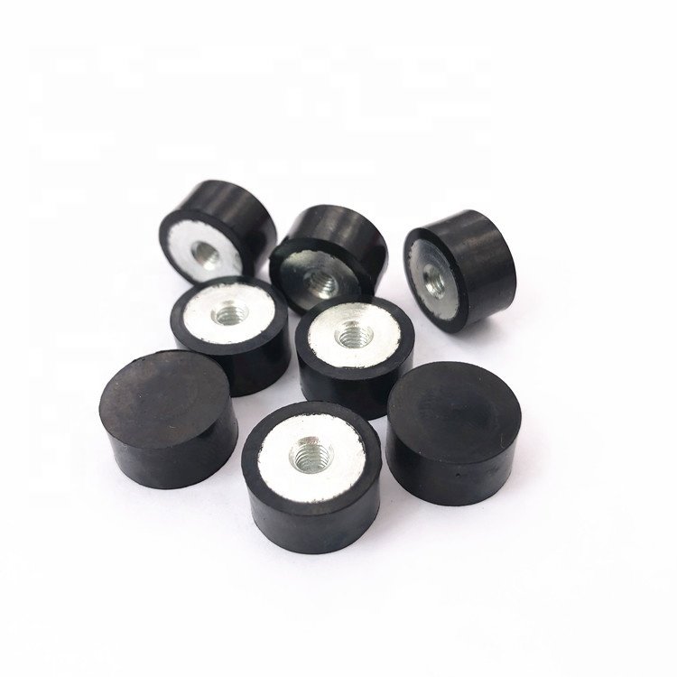 Flat Rubber DE Circular Rubber Mounts Vibration Isolator Rubber Damper Buffers