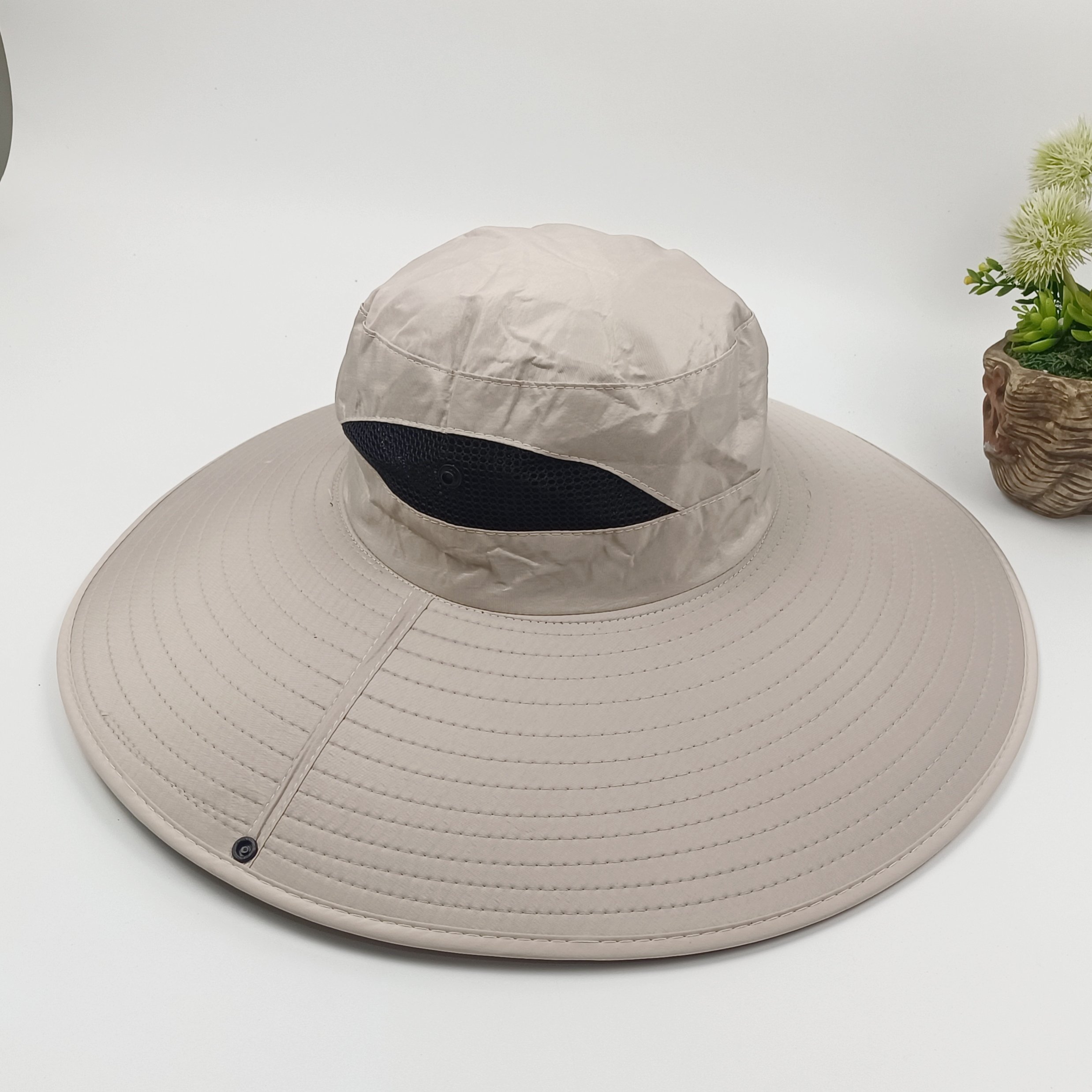 15cm large along summer men's sun hat fishing mountaineering fisherman hat beach travel sun protection hat