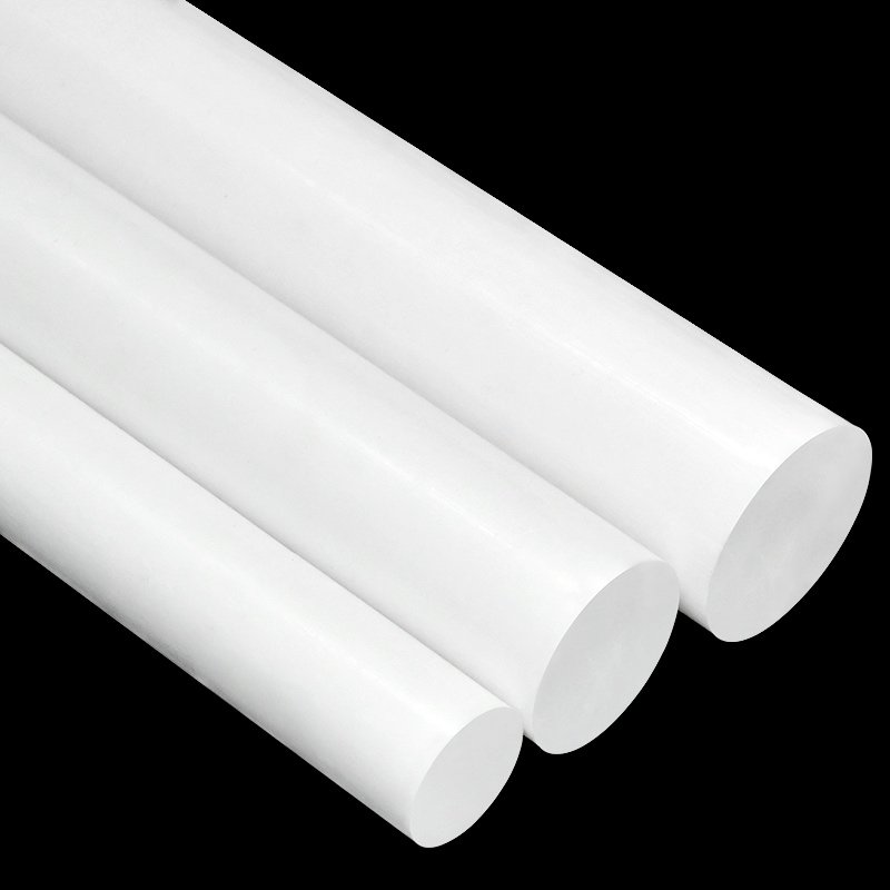 Plastic rod PTFE extrude rod plastic stick chemical resistant fluoroplastic extruded PTFE rod