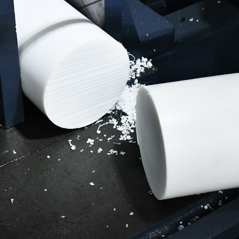 Plastic rod PTFE extrude rod plastic stick chemical resistant fluoroplastic extruded PTFE rod