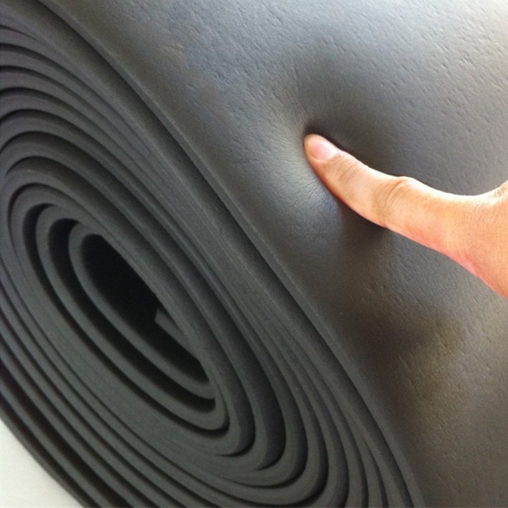 Customized High Quality NBR / PVC / CR / EPDM Foam Rubber Insulation Silicone Sponge Rubber Sheet Sheet Roll