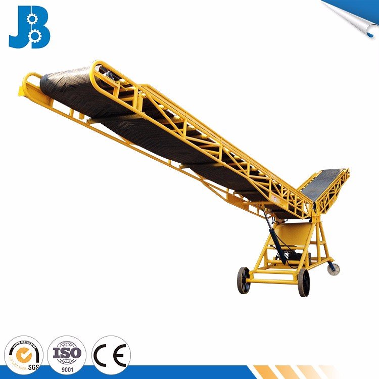 Guangzhou manufacturer custom truck loader loading rubber belt conveyor system machine for sale