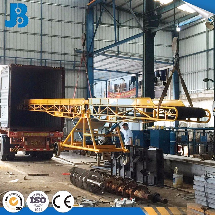 Professional china telescopic truck loader mobile belt conveyor transportation equipment