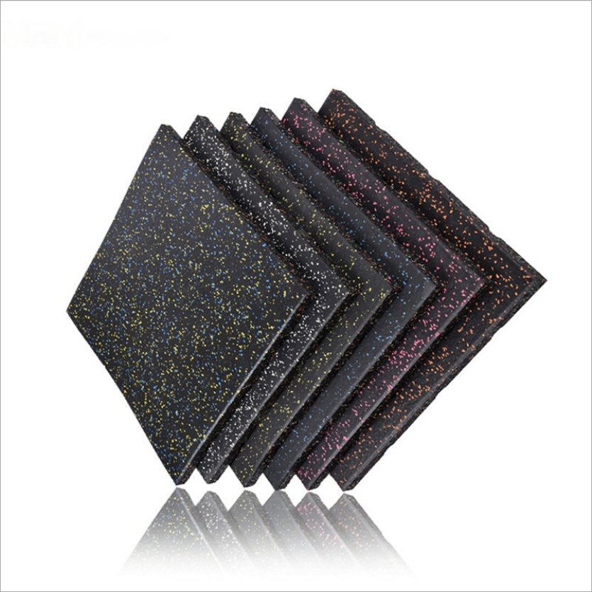 Manufacturers wholesale 15mm 20mm 25mm High Quality Anti-slip Eco-Friendly gym mats rubber flooring tiles rubber floor