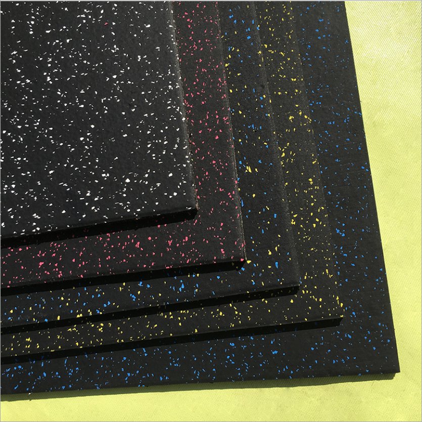 Manufacturers wholesale 15mm 20mm 25mm High Quality Anti-slip Eco-Friendly gym mats rubber flooring tiles rubber floor