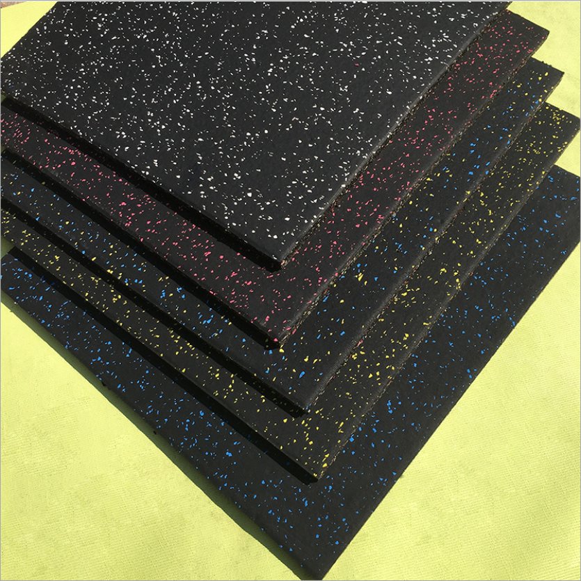 Manufacturers wholesale 15mm 20mm 25mm High Quality Anti-slip Eco-Friendly gym mats rubber flooring tiles rubber floor