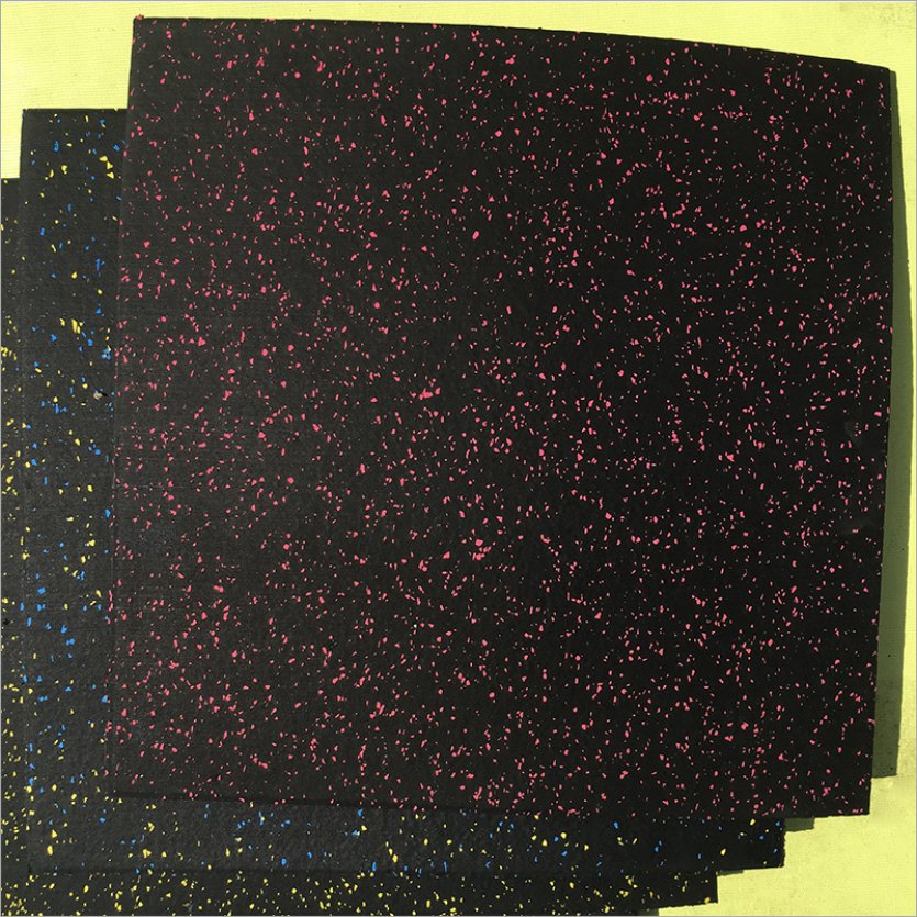 Manufacturers wholesale 15mm 20mm 25mm High Quality Anti-slip Eco-Friendly gym mats rubber flooring tiles rubber floor