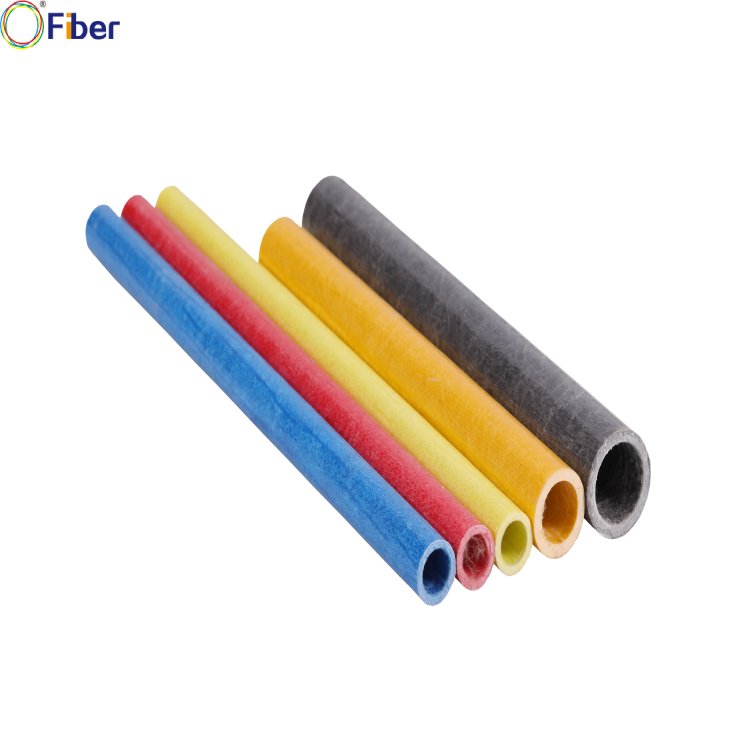 Plastic rods small fibra glass pipe fabric profile
