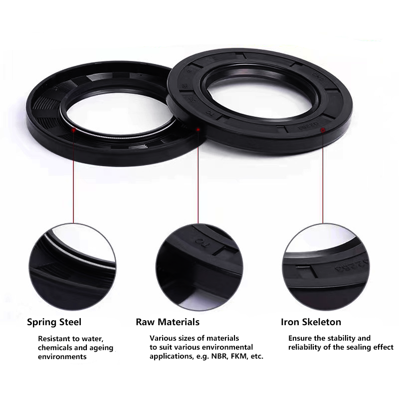 High Quality Reducer oil seal automotive Skeleton Oil Seal Fkm Rubber Tc Oil Seal 35*58*12