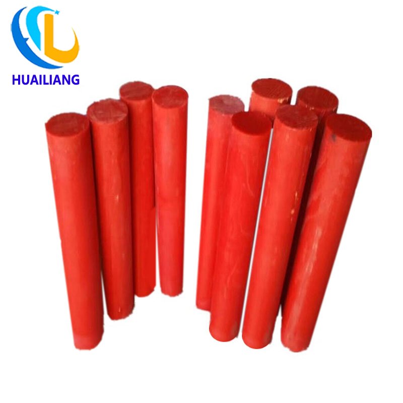 High quality good self-lubrication and low coefficient of friction drylin red round mc nylon pp pa rods