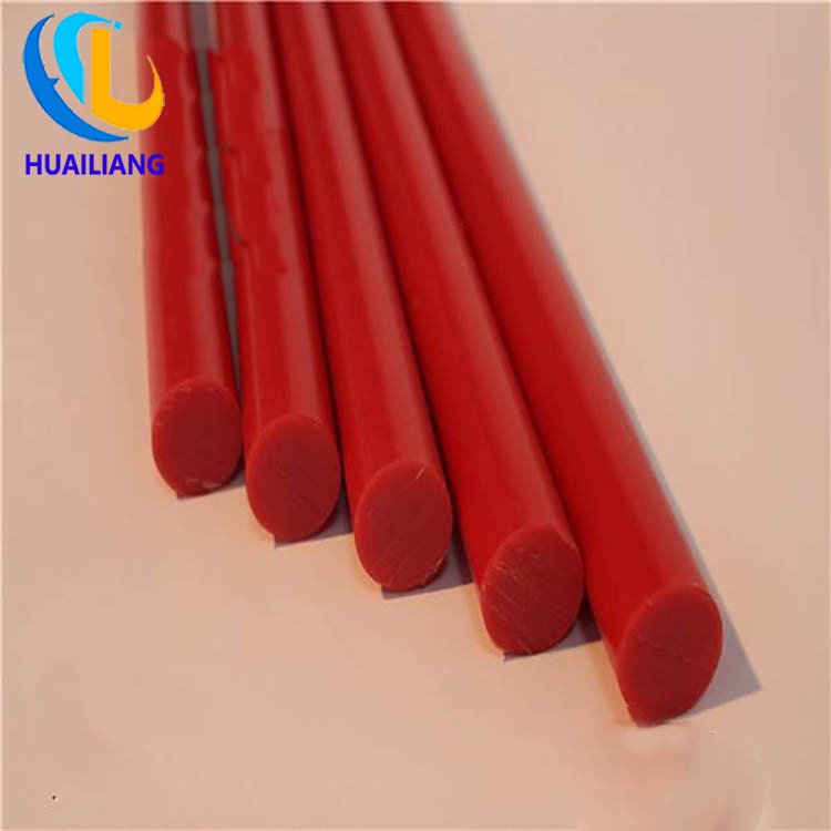 High quality good self-lubrication and low coefficient of friction drylin red round mc nylon pp pa rods